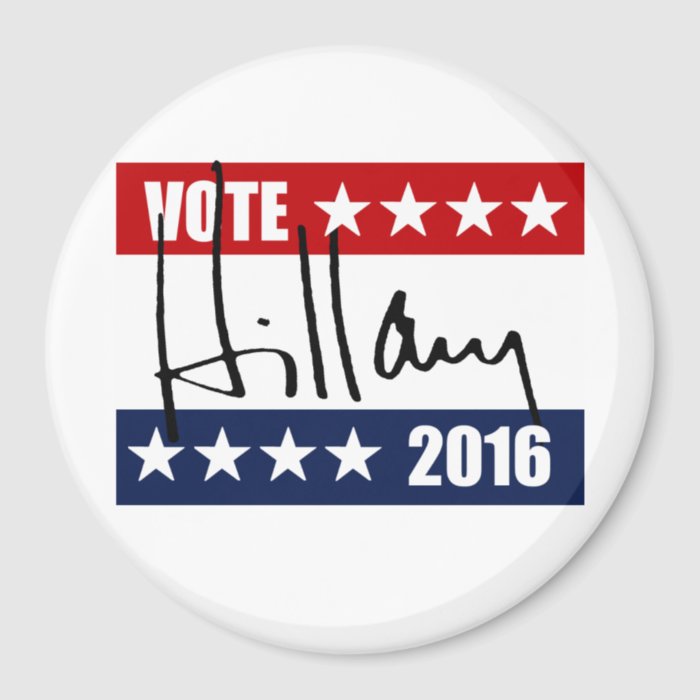 VOTE HILLARY CLINTON 2016.png Refrigerator Magnet