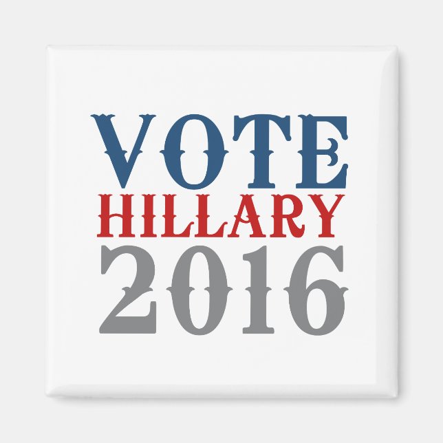 VOTE HILLARY CLINTON 2016 VINTAGE.png Magnet (Front)