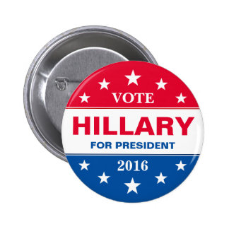 Hillary Clinton Buttons & Pins | Zazzle