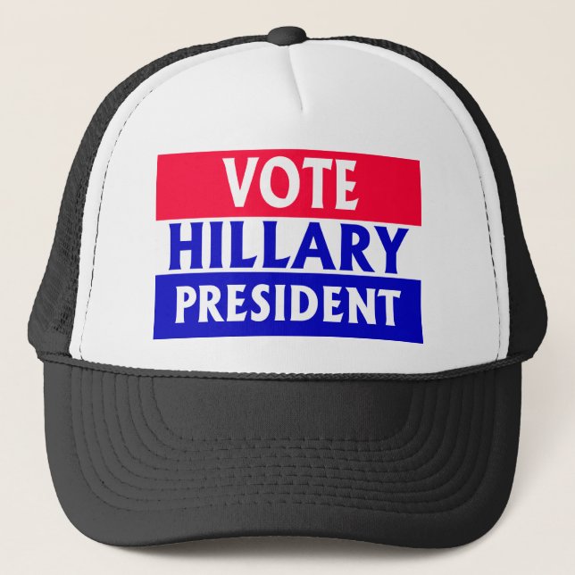 Vote Hillary Clinton Trucker Hat (Front)