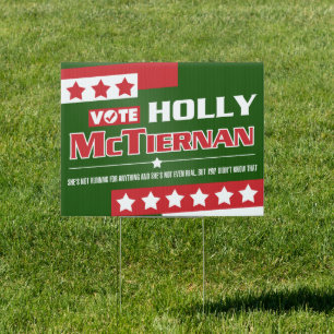 Vote Holly McTiernan Sign