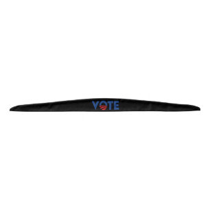 Vote hope red black and blue typography democrat tie headband
