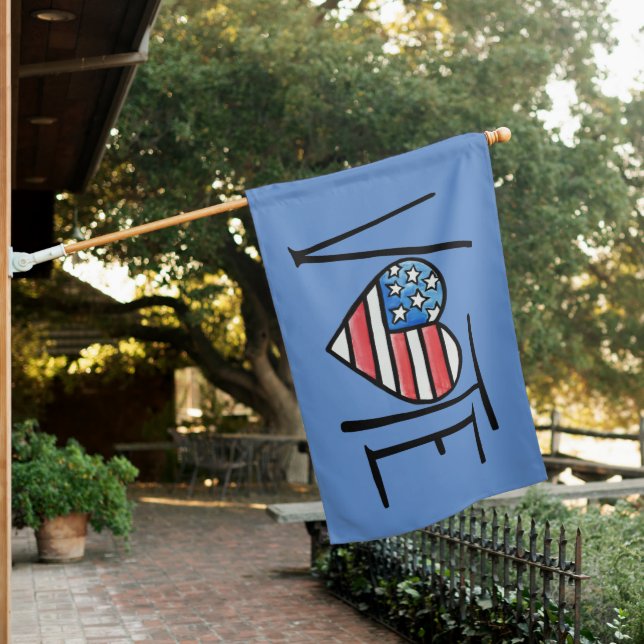 Vote House Flag (In SItu)