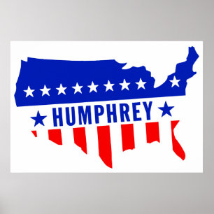 Vote Hubert Humphrey Poster