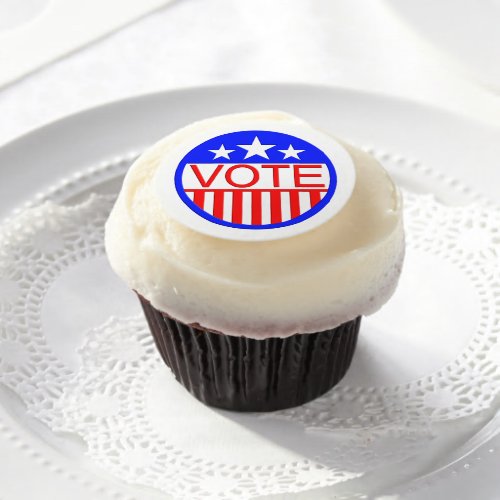Vote In America   Edible Frosting Rounds