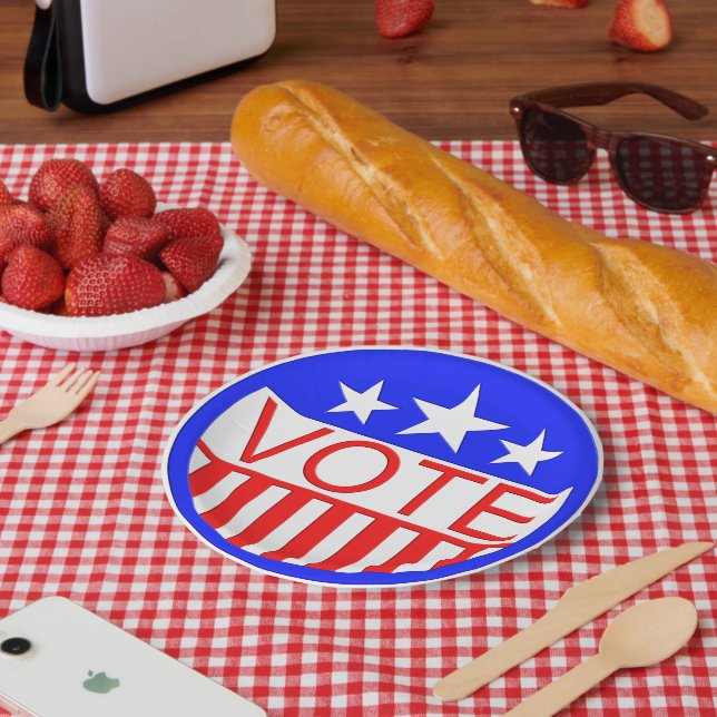 Vote In America   Paper Plates (Picnic)