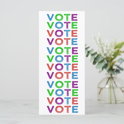 VOTE in Multi-colors (Standing Front)