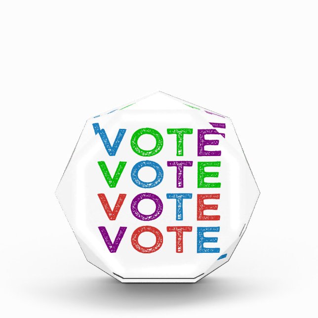 VOTE in Multi-colors Award (Front)