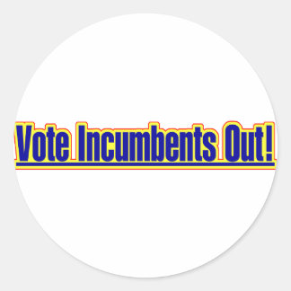 Vote Incumbents Out Sticker