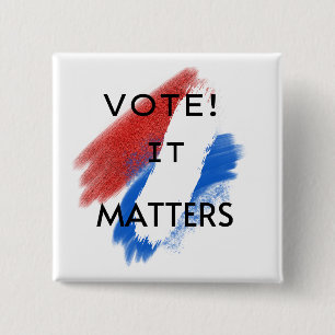 Vote! It Matters Democracy Harris for President Button