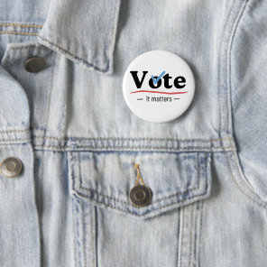 Vote It Matters Light Button