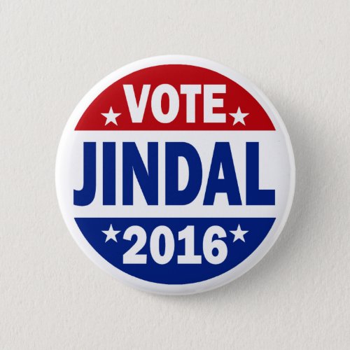 Vote Jindal 2016 Pinback Button