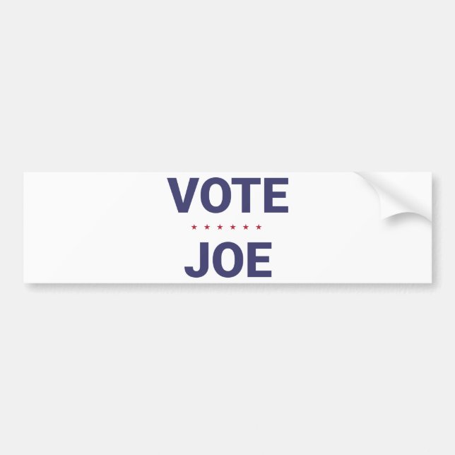 Vote Joe (2020 US election) Bumper Sticker (Front)
