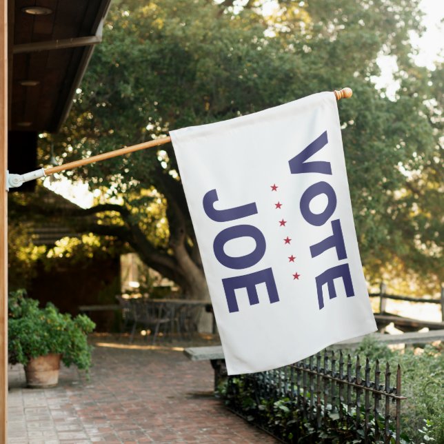 Vote Joe (2020 US Election) House Flag (In SItu)