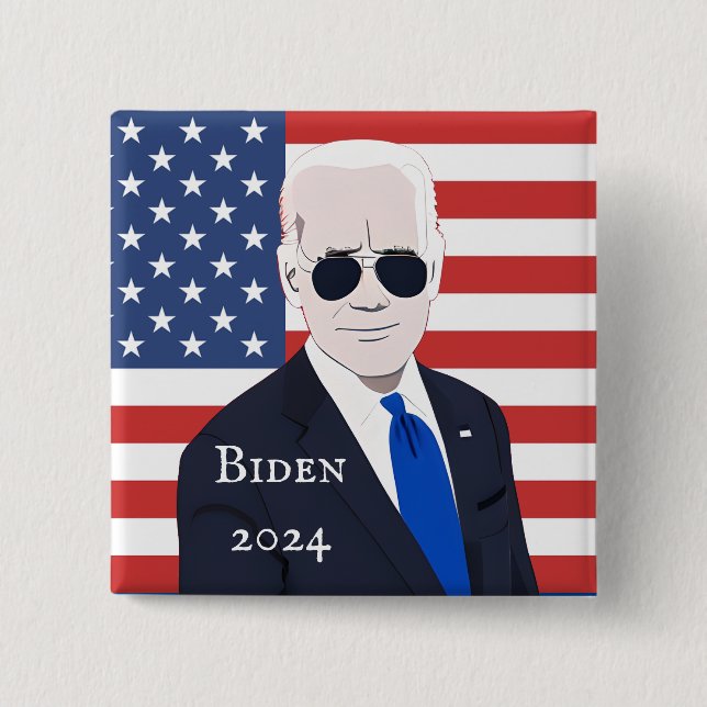 Vote Joe Biden | 2024 US Presidential Election Button (Front)