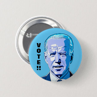 VOTE!! Joe Biden Artwork 1 Custom Text & Colors Button