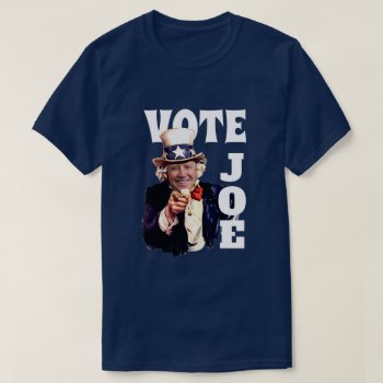 Vote Joe Biden As Uncle Sam T-shirt by DakotaPolitics at Zazzle