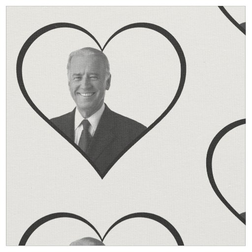 vote joe biden heart fabric