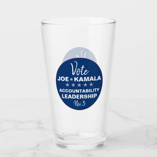Vote Joe Biden Kamala Harris 2024 Template Glass