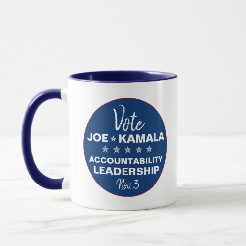 Vote Joe Biden Kamala Harris 2024 Template Mug