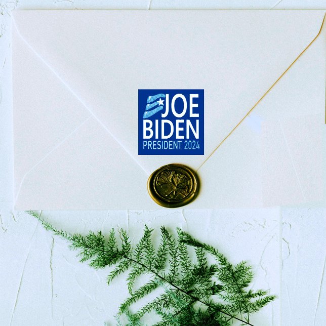 Vote Joe Biden President 2024 Blue Wood Art Stamp (Creator Uploaded)