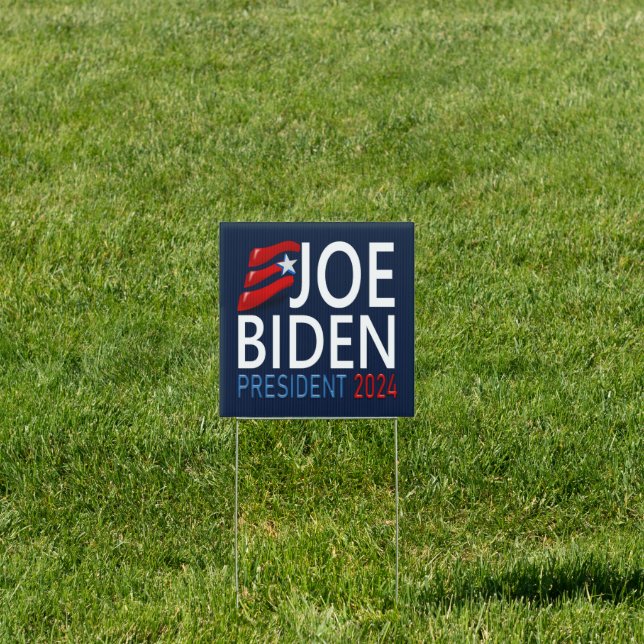 Vote Joe Biden President 2024 Election Yard Sign (Insitu)