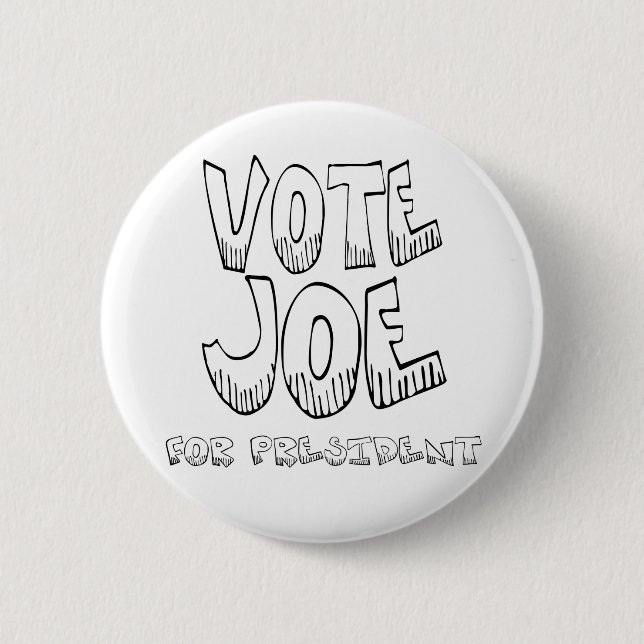 Vote Joe -Button Button (Front)