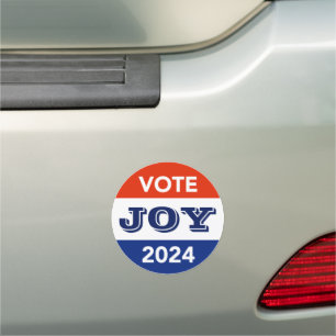 Vote Joy 2024 Harris Walz Car Magnet