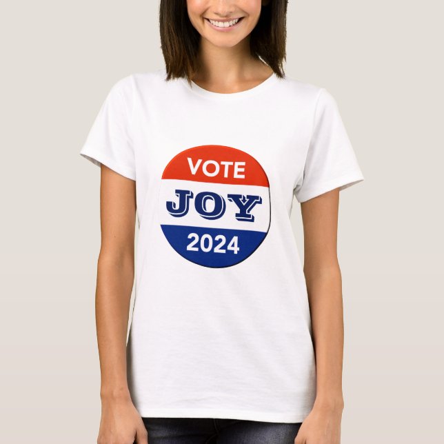Vote Joy 2024 Harris Walz T-Shirt (Front)