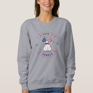 Vote Kamala 2024 Cat T-Shirt Sweatshirt