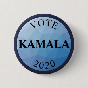 Vote Kamala Harris 2020 Blue Button