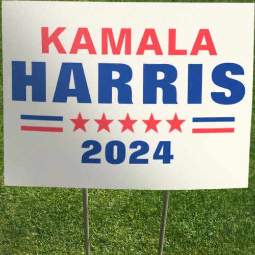 Vote Kamala Harris 2024 Election Outdoor Yard Sign