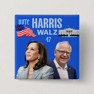 Vote-Kamala-Harris and Tim-Walz-2024_ Button