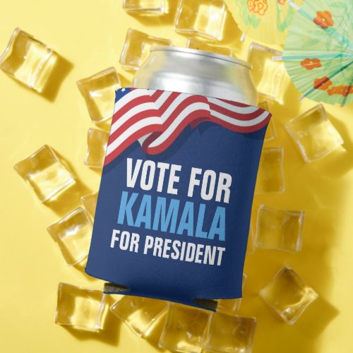 Vote Kamala Harris for President Blue Election Can Cooler