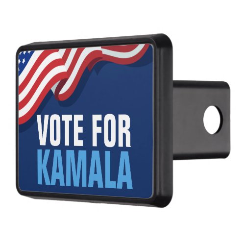 Vote Kamala Harris for President Blue Election Hitch Cover