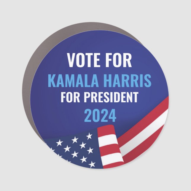 Vote Kamala Harris For President  Car Magnet (Front)