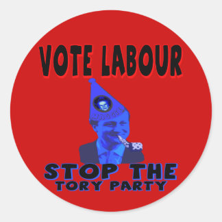 Vote Labor Classic Round Sticker