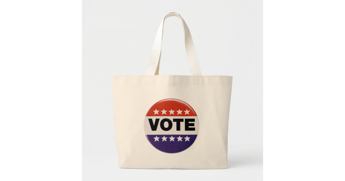 Vote! Large Tote Bag