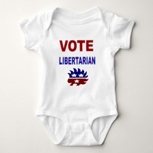 Vote Libertarian Baby Bodysuit