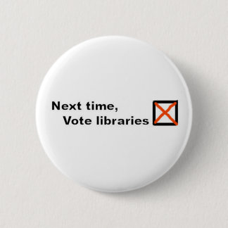 Vote libraries badge button