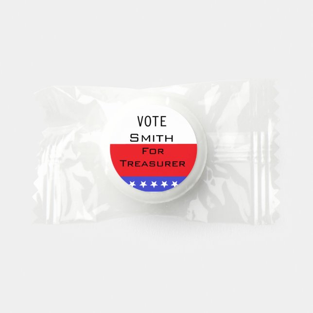 "Vote" Lifesaver Favors (Front)