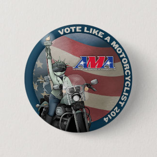 Vote Like a Motorcyclist Button