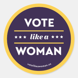 Vote Like a Woman Sticker