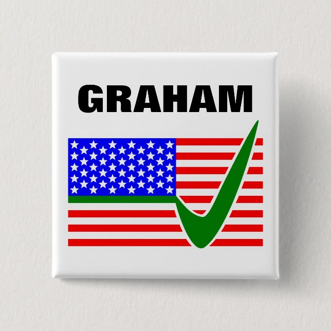 Vote Lindsey Graham for President 2016 Pinback Button (Front)