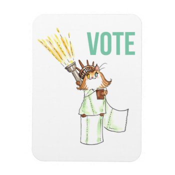 Vote! Magnet by BREAKING_CAT_NEWS at Zazzle