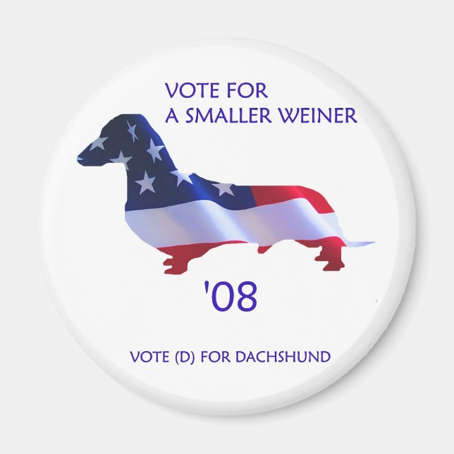 Vote Magnet Round - Only (Front)