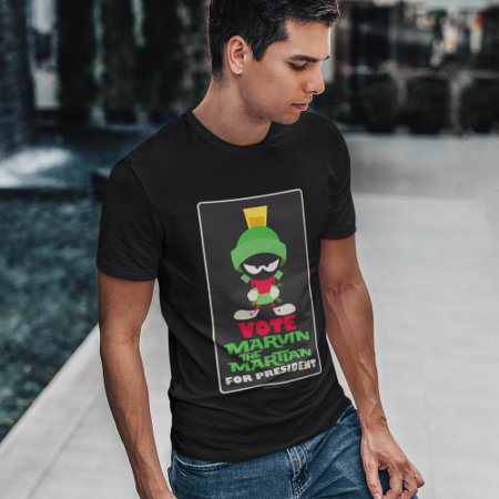 Vote Marvin The Martian™ For President T-shirt