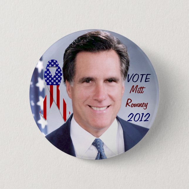 Vote_ Mitt Romney_ Button (Front)