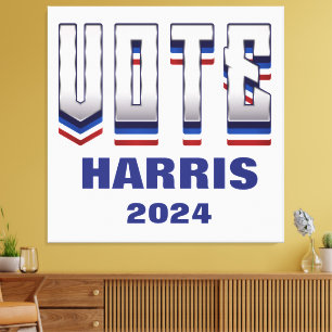 Vote Modern Typography - Election  Canvas Print