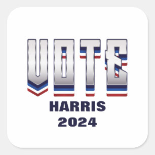 Vote Modern Typography - Election  Square Sticker